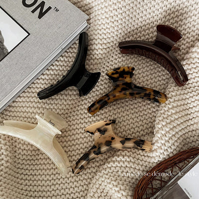 Retro Ponytail Hair Claw Simple Elegant Hair Clip