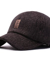 Men's Middle-aged And Elderly Woolen Baseball Caps