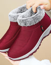 Women's Cotton-padded Shoes Fleece Lined Padded Warm Keeping Slip-on