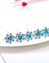 Alloy Rhinestone Tuck Comb Rose Diamond Hair Comb Stylish Hair Accessories Accessories