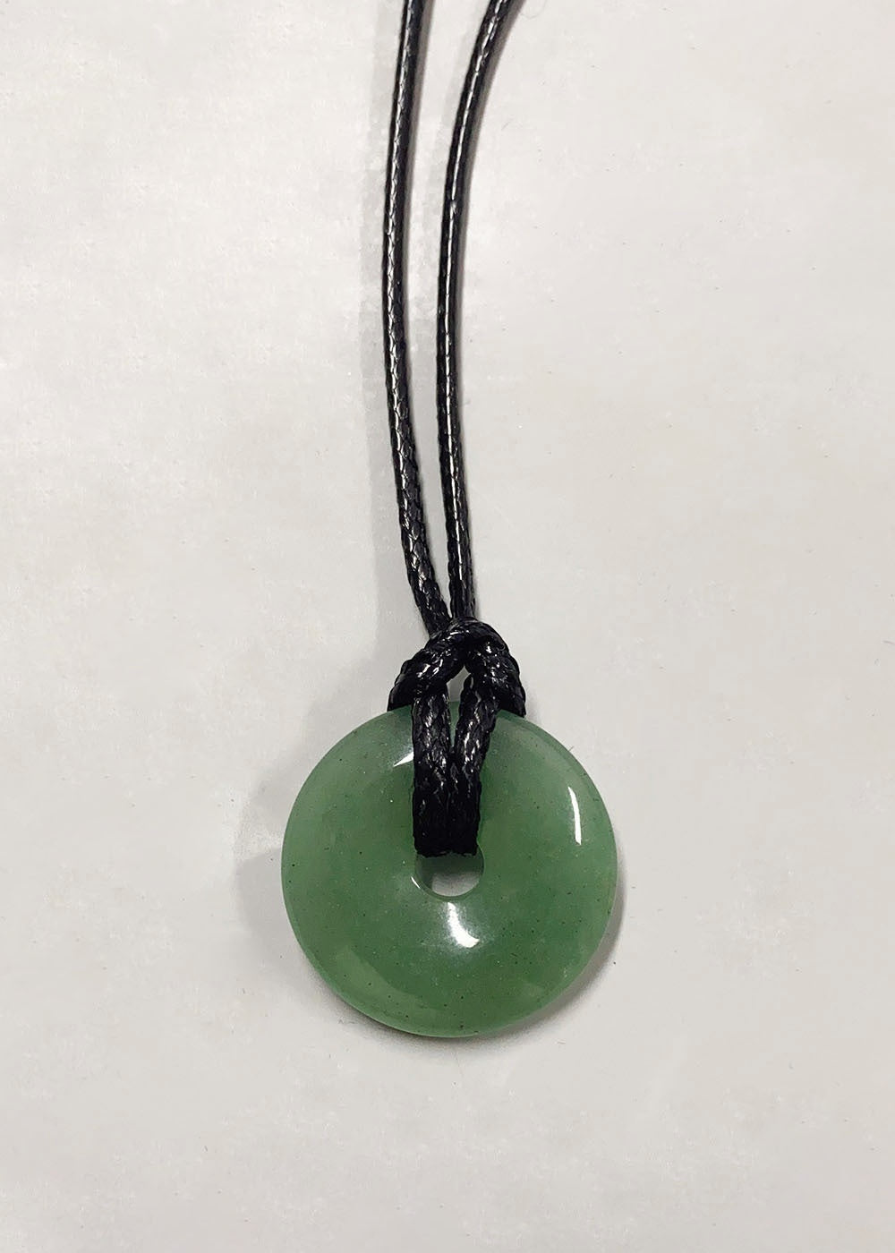 Personalized Cord Pendant Necklace Minimalist Adjustable