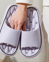 Non-slip Design Bathroom Slippers Home Summer Thick Sole Floor Bedroom House Shoes For Women Men