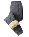 Winter Sweatwear Men Plush Thick Fleece Sweatpant Lambswool Thermal Trousers Casual Pants Waterproof Windproof Warm Cotton Pants