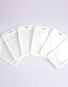 White Abs Card Holder Plastic Meal Card Student ID