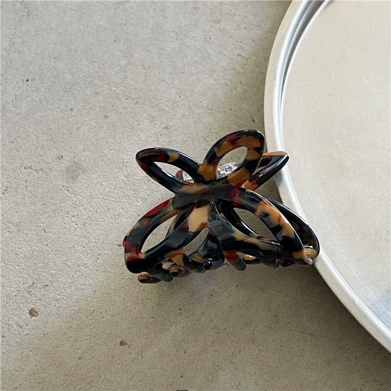 Fashion Retro Colorized Butterfly Small Hair Clip