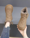 Snow Boots For Women Winter New Fleece-lined Thickened Northeast China Cotton Shoes Waterproof Non-slip Warm
