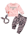 Baby Girl Pink Leopard Patterned Pants