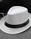 Manufacturers Supply Jazz Hat British Style Cotton And Linen Solid Color Top Hat
