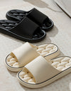 Non-slip Design Bathroom Slippers Home Summer Thick Sole Floor Bedroom House Shoes For Women Men