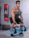 Transparent Cylindrical Weight-bearing Fitness Water Dumbbell Fitness Exercise Training Weightlifting Equipment
