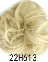 New Trendy Design Women Wavy Curly Messy Hair Bun Synthetic