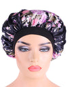 Beauty print Satin silk Bonnet sleep night cap