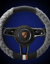 Universal Car Steering Wheel Cover Winter Decoration Cute 38cm Plush Footprint Auto Automobile Vehicle Steering Wheel Protector