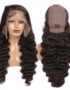 Human Hair Loose Deep Lace Frontal Wigs 13x4 Headgear