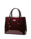 Patent leather bag
