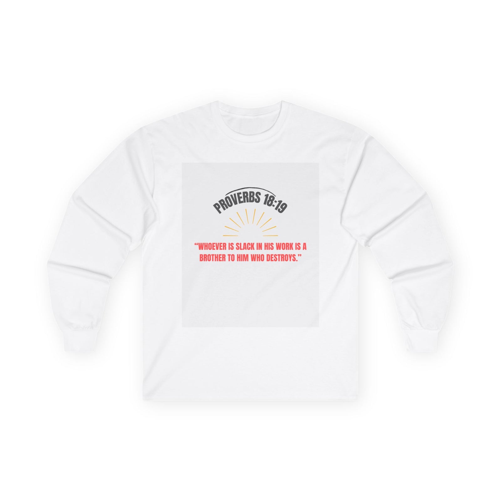 Christian Long Sleeve Shirt, Religious Unisex Tee, Faith-based Cotton Top, Christian Apparel for Men and Women, Holiday Gift Idea