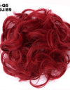 New Trendy Design Women Wavy Curly Messy Hair Bun Synthetic