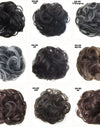 New Trendy Design Women Wavy Curly Messy Hair Bun Synthetic