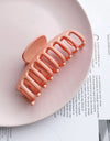 Simple and versatile macaron color hair clip