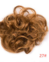 Europe, Japan, and South Korea popular hair bun fluffy natural drawstring curly hair ball head hair ring hair set female hair accessories chemical fiber hair