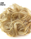 New Trendy Design Women Wavy Curly Messy Hair Bun Synthetic