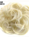 New Trendy Design Women Wavy Curly Messy Hair Bun Synthetic
