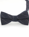 Men's cotton bow tie Korean fashion casual stripes