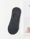 Silicone anti-slip breathable invisible cotton socks