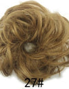 New Trendy Design Women Wavy Curly Messy Hair Bun Synthetic