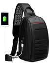 USB Charging Design Chest Bag Waterproof Messenger Bag