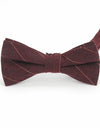 Men's cotton bow tie Korean fashion casual stripes