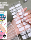 Japanese Style Nail Beauty Gel Stickers Semi-curing French Gel