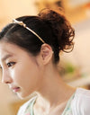 Europe, Japan, and South Korea popular hair bun fluffy natural drawstring curly hair ball head hair ring hair set female hair accessories chemical fiber hair