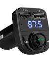 Car MP3 Audio Player Bluetooth Car Kit FM Transmitter Handsfree Calling 5V 4.1A Dual USB Car Charger Phone Charger