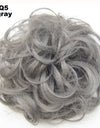 Europe, Japan, and South Korea popular hair bun fluffy natural drawstring curly hair ball head hair ring hair set female hair accessories chemical fiber hair