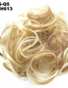 New Trendy Design Women Wavy Curly Messy Hair Bun Synthetic