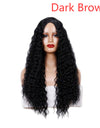 Medium Long Curly Hair Wave Synthetic Wigs
