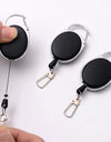 Creative Telescopic Wire Rope Key Ring Carabiner