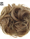 New Trendy Design Women Wavy Curly Messy Hair Bun Synthetic