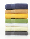 Cotton thickened plain colored bath towel