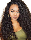Hair curler black wig female