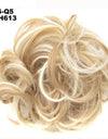 New Trendy Design Women Wavy Curly Messy Hair Bun Synthetic