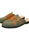 Men's Casual Summer Breathable Closed Toe Semi-slipper Sandals