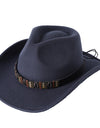 Woolen Hat Western Cowboy Top Hat Men's And Women's Curling Shell Accessories