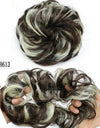 New Trendy Design Women Wavy Curly Messy Hair Bun Synthetic