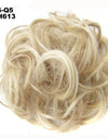 New Trendy Design Women Wavy Curly Messy Hair Bun Synthetic