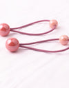 Colorful Hair Tie Shiny Hair Rope Ball Ball Head Rope Braided Headdress