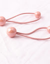 Colorful Hair Tie Shiny Hair Rope Ball Ball Head Rope Braided Headdress