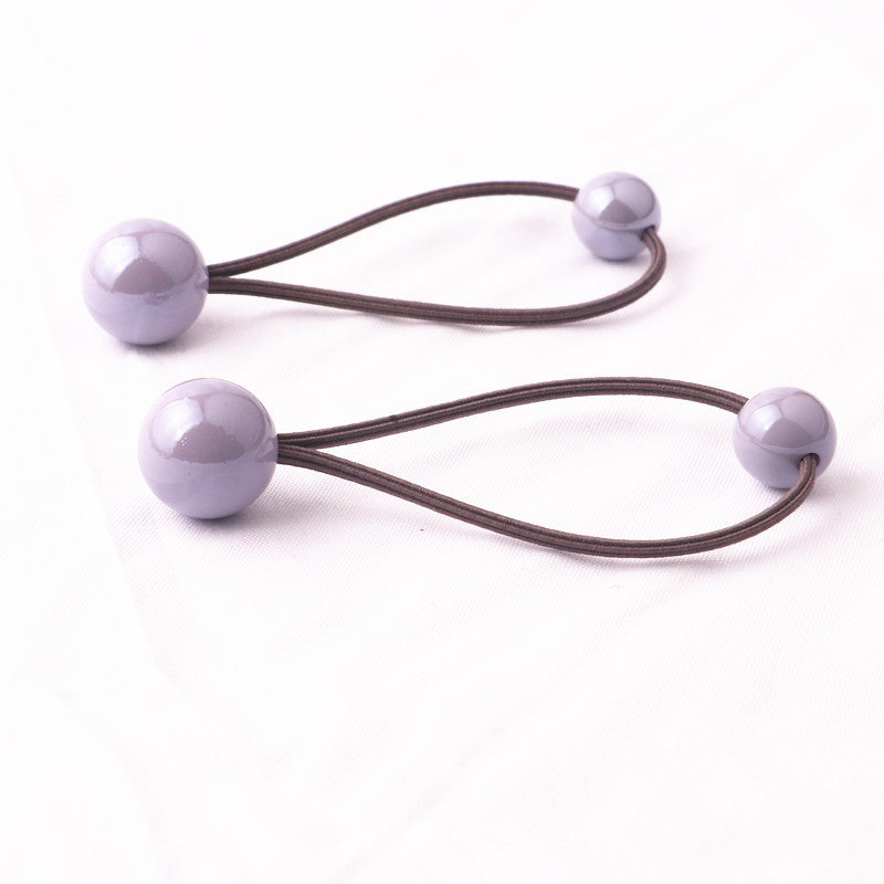 Colorful Hair Tie Shiny Hair Rope Ball Ball Head Rope Braided Headdress
