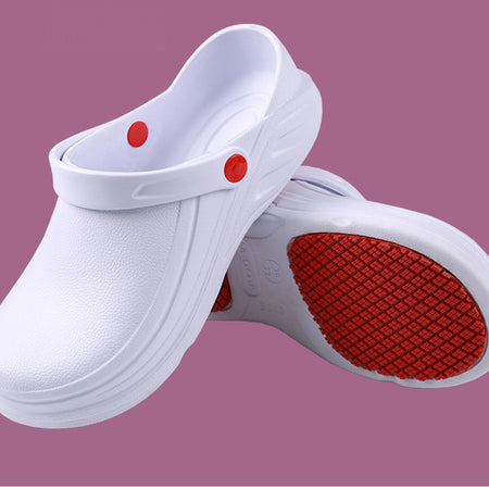 YEINSHAARS EVA Unisex Slippers Non-slip Waterproof Oil-proof Kitchen Work Cook Shoes for Chef Master Hotel Restaurant Slippers